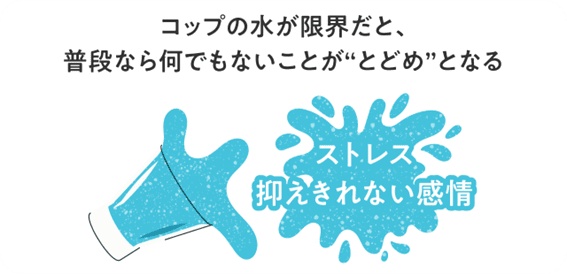 ストレス・抑えきれない感情のイメージ